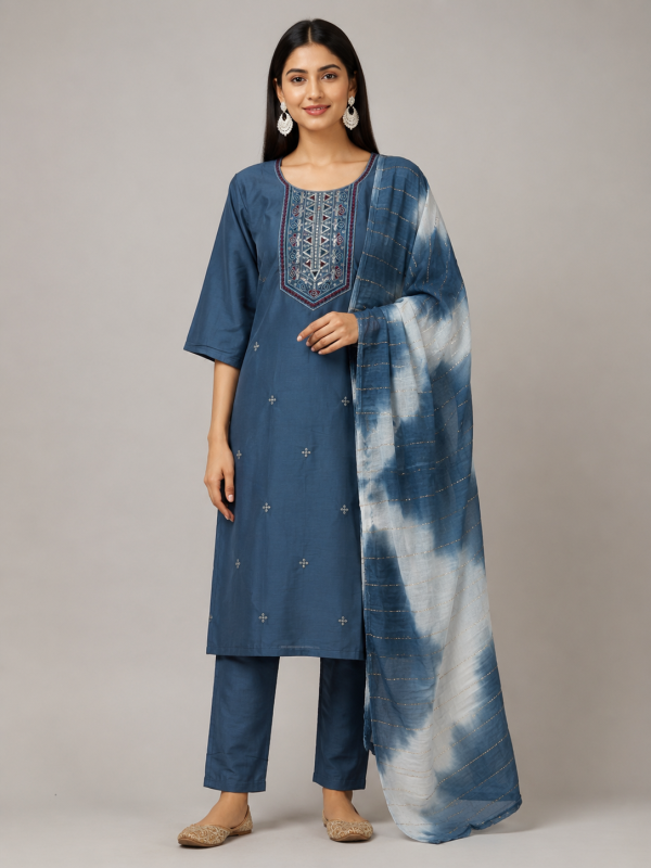 Slate Blue Kurta